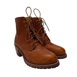 Red Wing 3404 Leather Lace Up Oro Legacy Heritage Clara Boots Brown 8B
